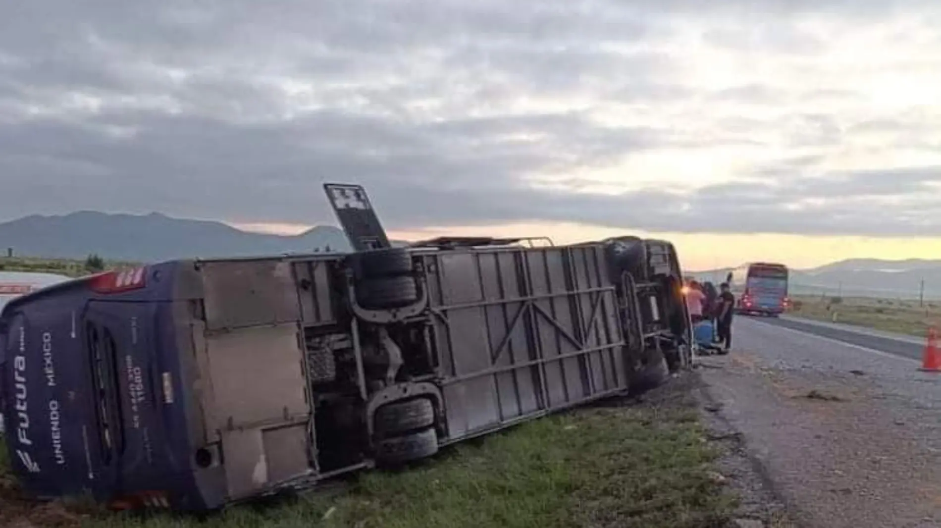 Accidente de autobús Morelia-Monterrey